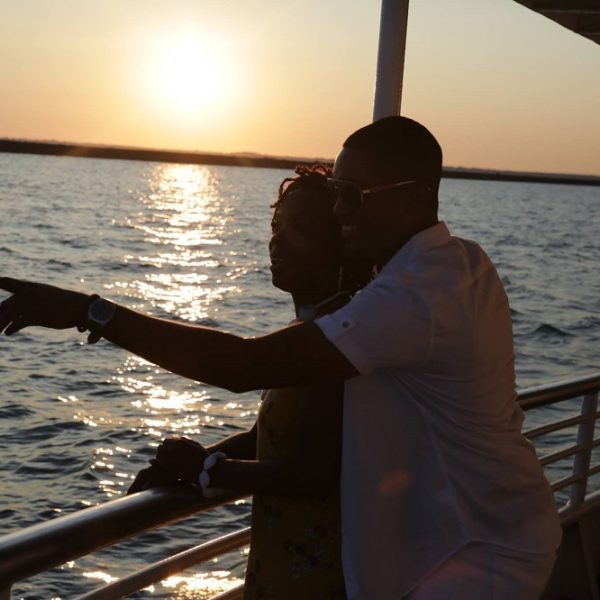 Boat Ride Sunset Couple